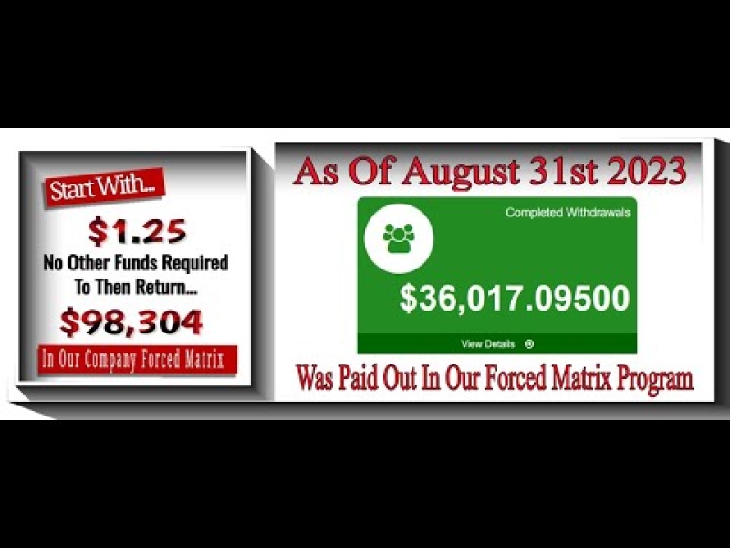 The Massive Payouts of Our Forced Matrix Program